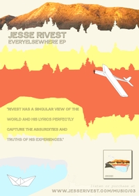 Jesse Rivest - Everyelsewhere EP - poster with text